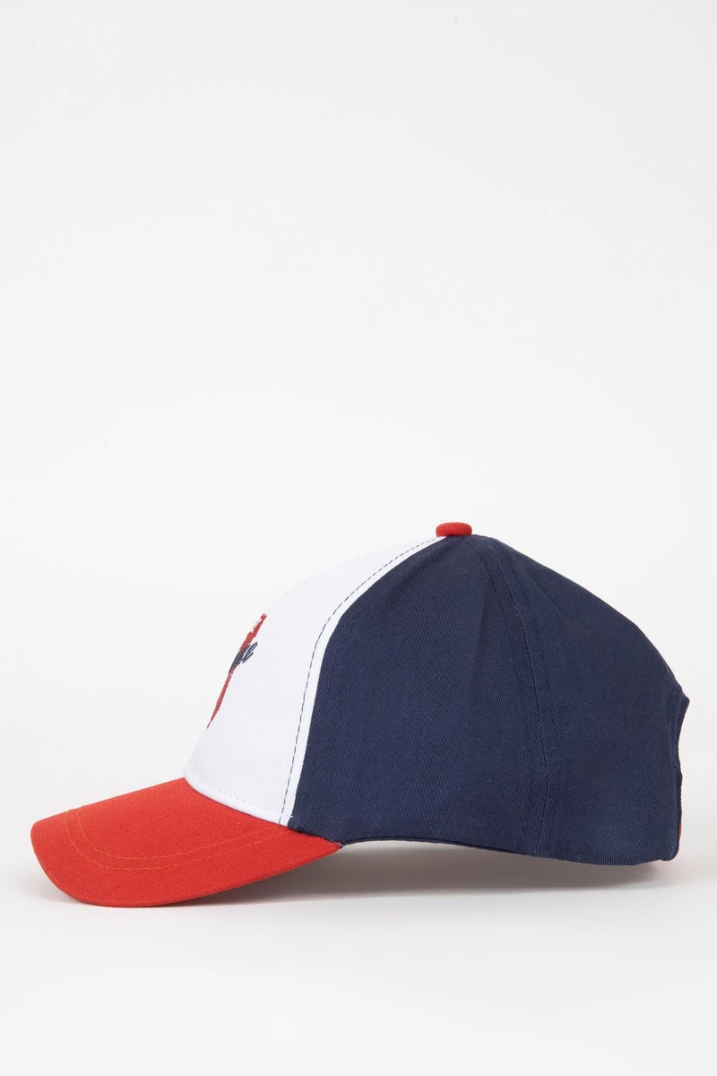 DeFacto Red Boy Boy Embroidered Cotton Baseball Basketball Cap Casual - Image 4